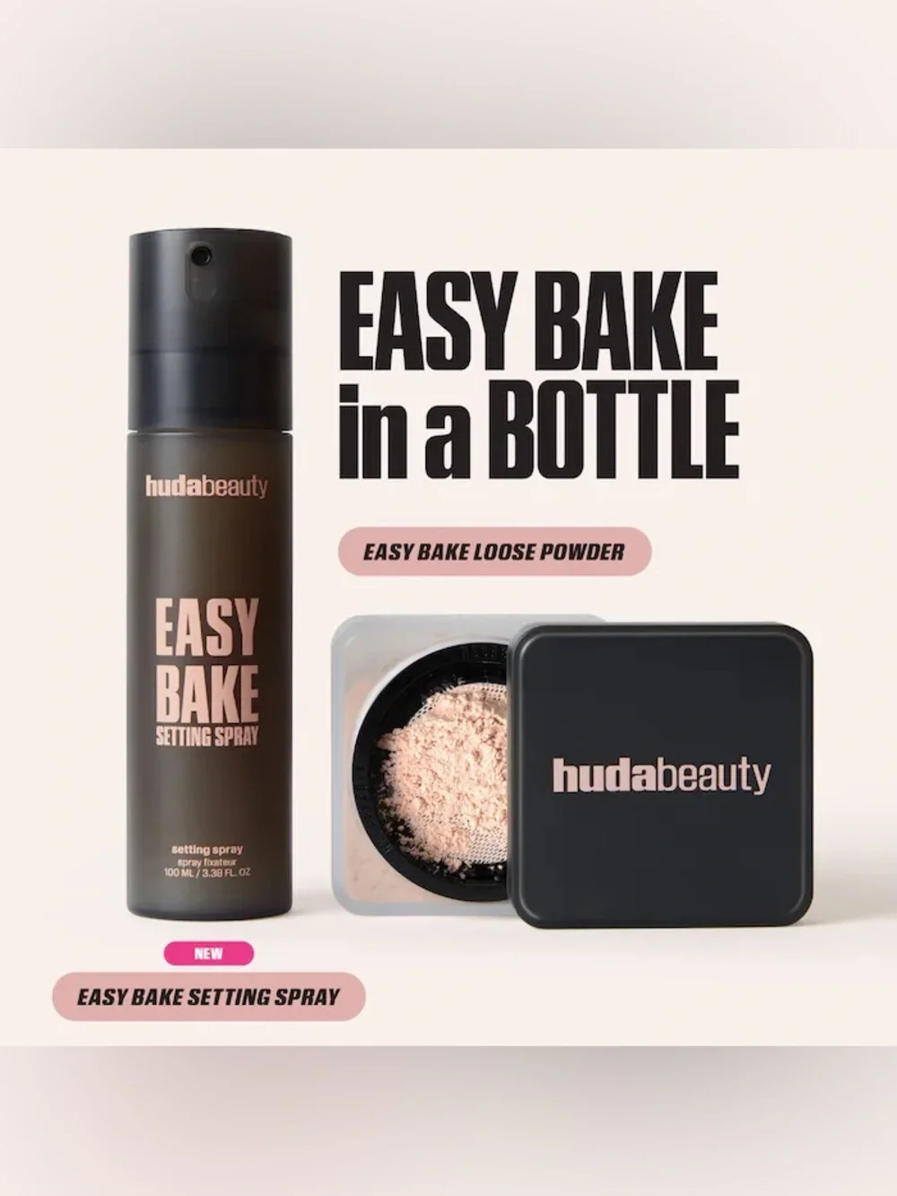 Huda Beauty 🔥 Easy Bake Setting Spray